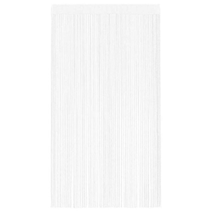 Fadenvorhang 2er Set 100x250 cm Weiß - 30% Rabatt