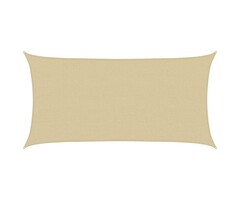 Vidaxl Rechteckiges Sonnensegel 2 x 6 m in Beige - 38% Rabatt