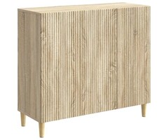 Vidaxl Sideboard in Sonoma-Eiche 89x34,5x80 cm - 41% Rabatt