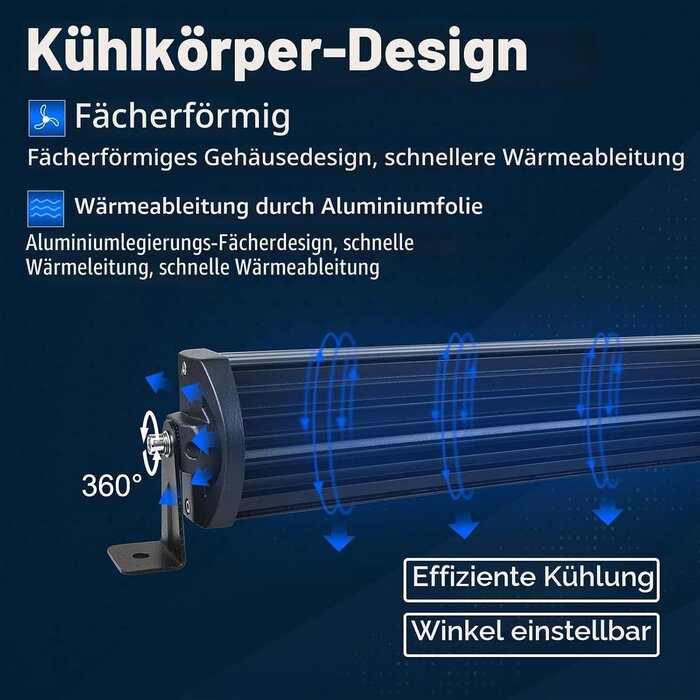 52 Zoll LED-Lichtleiste 675W Offroad Flutlicht - 34% Rabatt