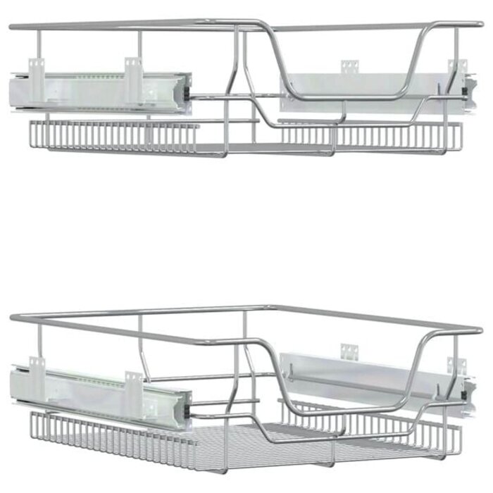 Ausziehbarer Drahtkorb 2er Set 45 cm - 34% Rabatt