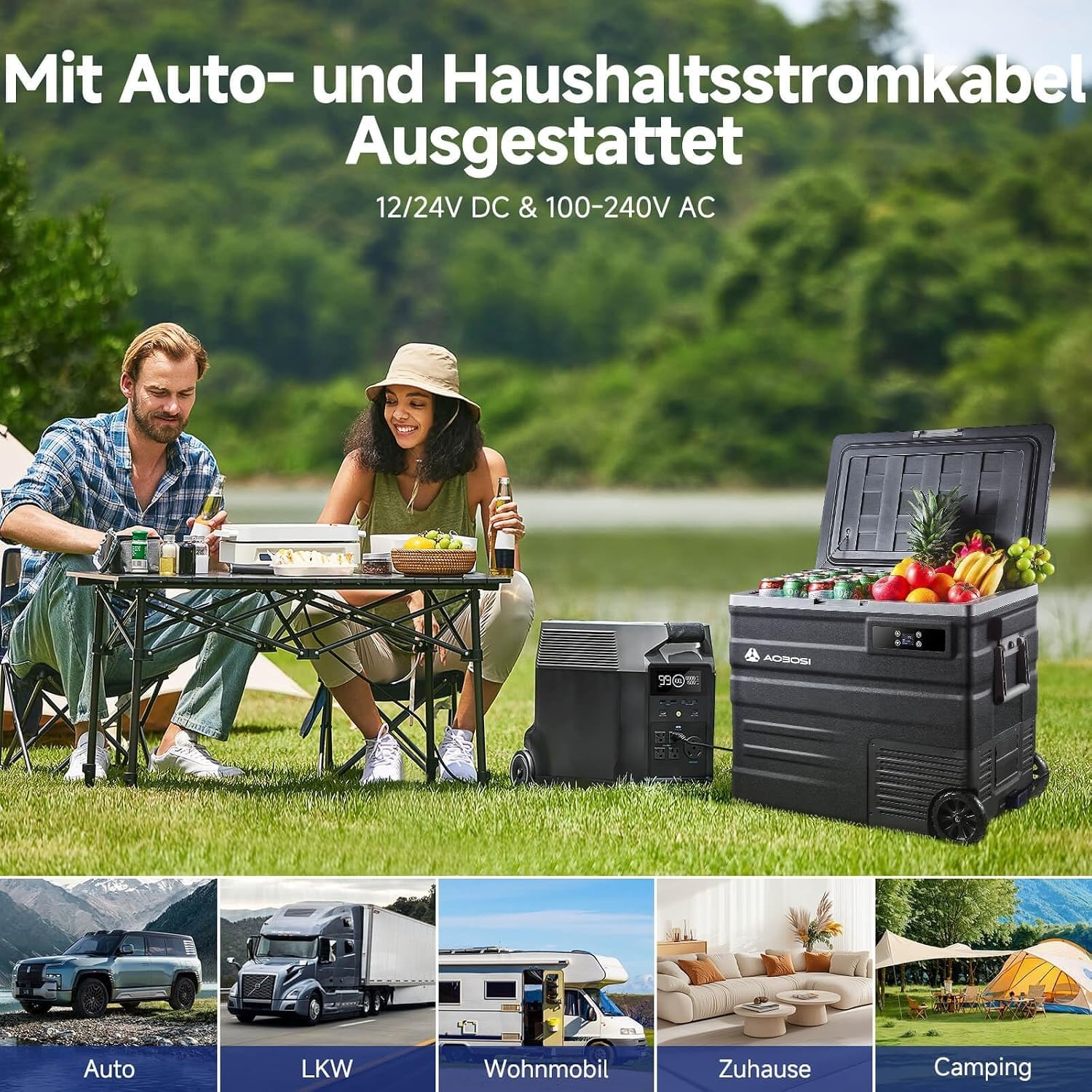 65L Kompressor-Kühlbox für Auto & Camping - 35% Rabatt