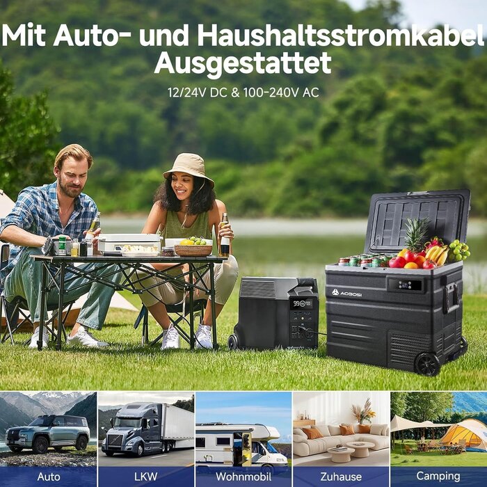65L Kompressor-Kühlbox für Auto & Camping - 35% Rabatt