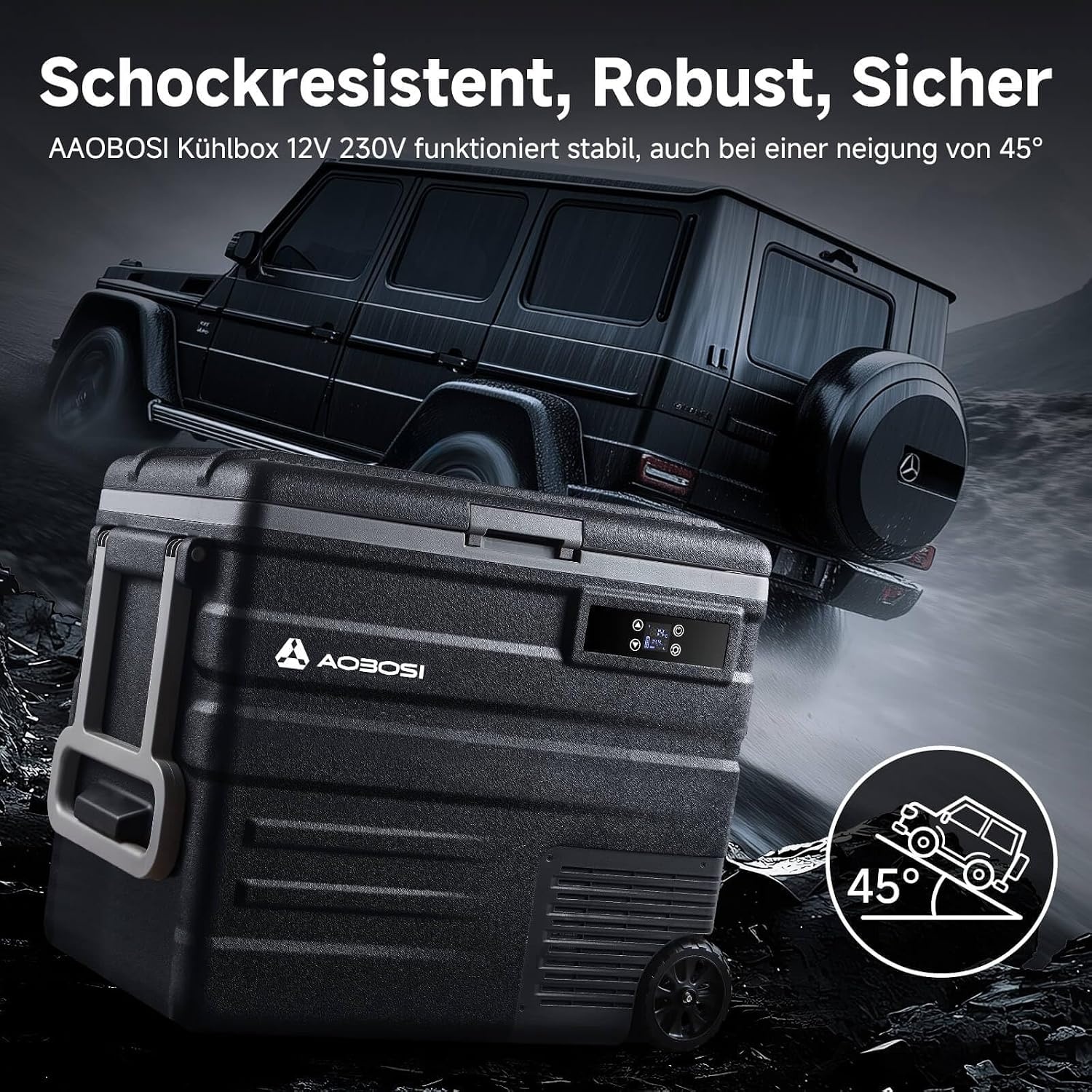 65L Kompressor-Kühlbox für Auto & Camping - 35% Rabatt