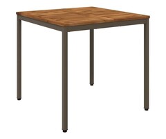 Vidaxl Gartentisch Akazie quadratisch 80x80cm - 40% Rabatt