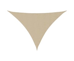 Vidaxl Sonnensegel Dreieck 4x5x6,4m Beige - 38% Rabatt