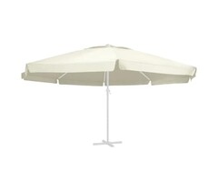 Vidaxl Sonnenschirm Ersatzbespannung 600 cm sandfarben - 40% Rabatt