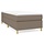 Boxspringbett 80x200 cm in Taupe - 34% Rabatt auf Retourenware