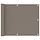 Balkonbespannung 75x600 cm Taupe - Oxford-Gewebe - 32% Rabatt