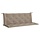 Gartenbankauflage 150x100x7 cm, Taupe - 32% Rabatt