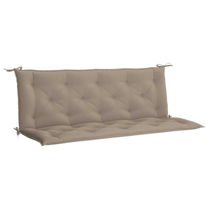 Gartenbankauflage 150x100x7 cm, Taupe - 32% Rabatt