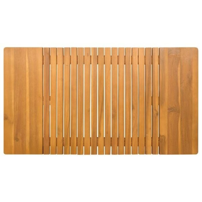 Badematte aus massivem Akazienholz 100 x 55 cm - 33% Rabatt