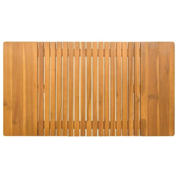 Badematte aus massivem Akazienholz 100 x 55 cm - 33% Rabatt