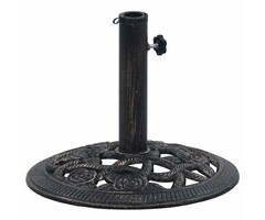 Vidaxl Dekorativer Gusseisen Sonnenschirmständer 9kg - 33% Rabatt