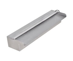 Vidaxl Pool-Wasserfall mit LED, 45 cm, Edelstahl - 41% Rabatt