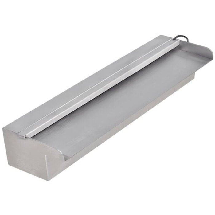 Pool-Wasserfall mit LED-Beleuchtung 45 cm Edelstahl - 34% Rabatt