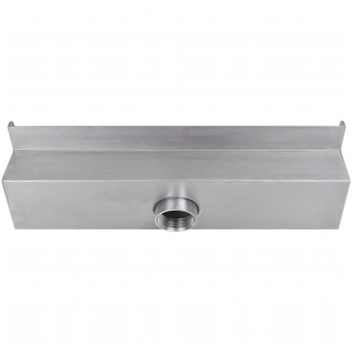 Pool-Wasserfall mit LED-Beleuchtung 45 cm Edelstahl - 34% Rabatt