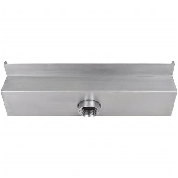 Pool-Wasserfall mit LED-Beleuchtung 45 cm Edelstahl - 34% Rabatt