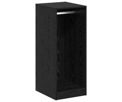 Vidaxl Moderner Kleiderschrank Schwarz Eiche 41x48x102 cm - 39% Rabatt
