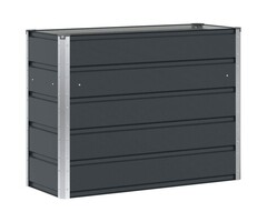 Vidaxl Stahl-Pflanzkasten Anthrazit 100x40x75 cm - 39% Rabatt