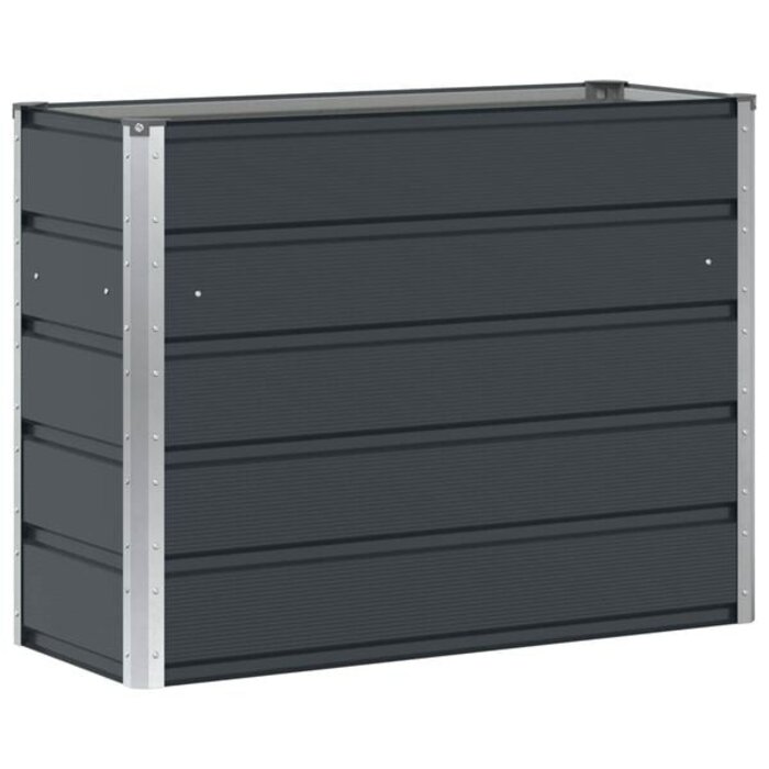 Pflanzkasten aus Stahl Anthrazit 100x40x75cm - 33% Rabatt