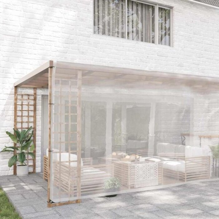 Transparente Abdeckplane 6x6 m - 32% Rabatt - Robuster Wetterschutz