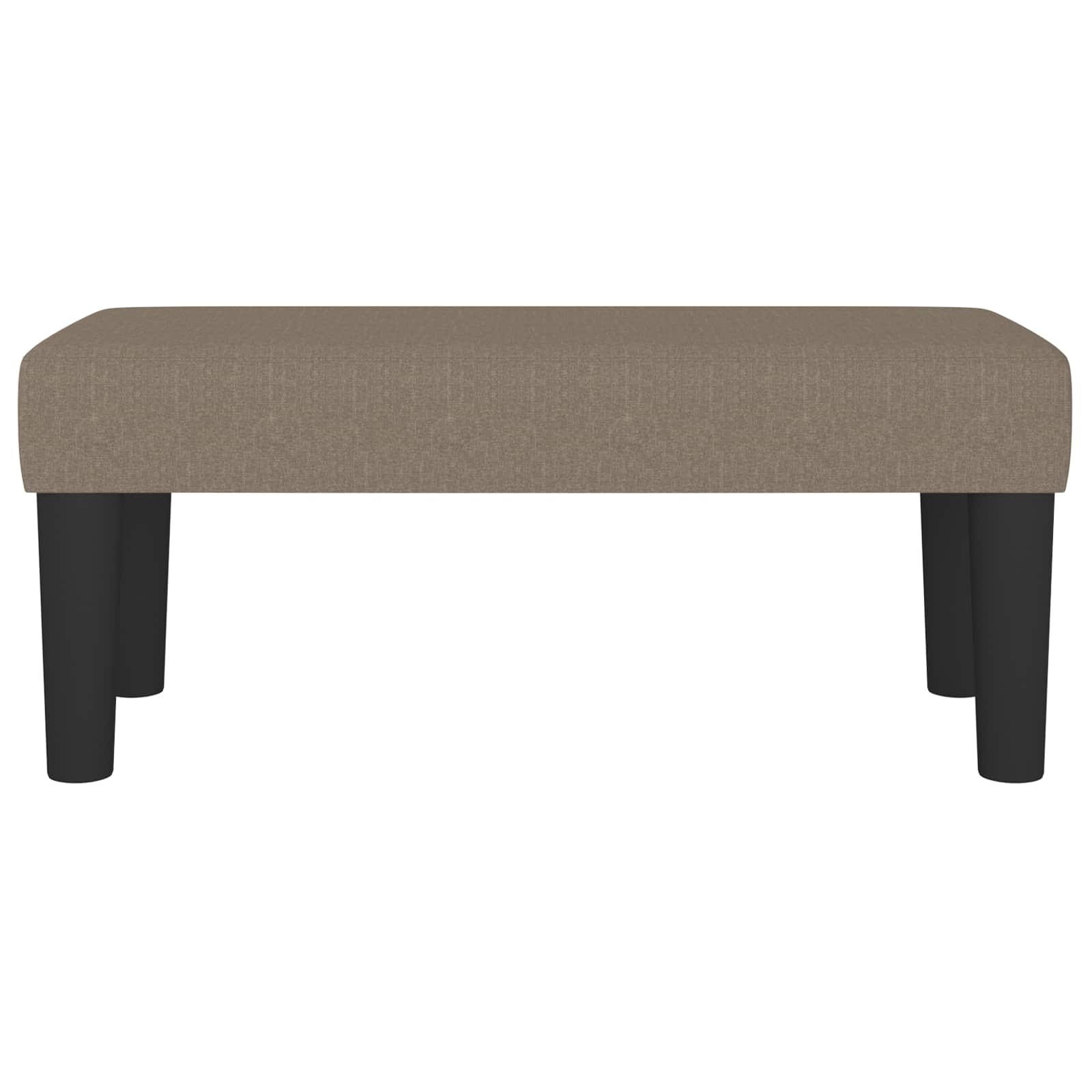 Sitzbank 70x30x30 cm in Taupe - 31% Rabatt