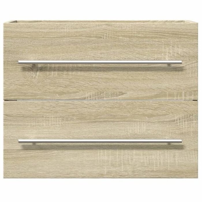 Waschbeckenunterschrank Sonoma-Eiche 60x38,5x48 cm - 34% Rabatt