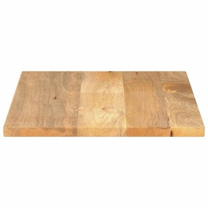 Tischplatte aus massivem Mangoholz 90x60 cm - 34% Rabatt - Unikat
