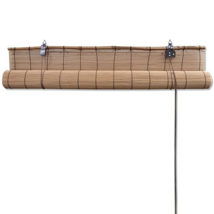 Bambus-Rollo 140x220 cm Braun - 32% Rabatt