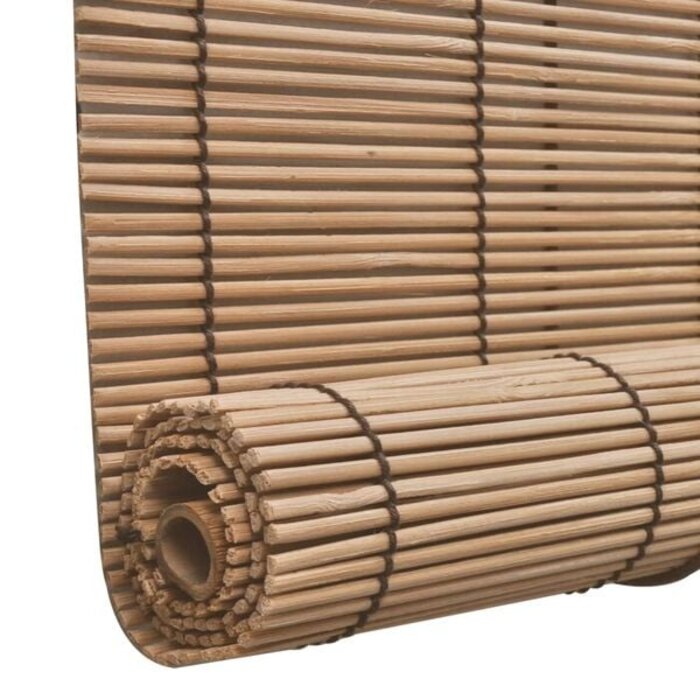Bambus-Rollo 140x220 cm Braun - 32% Rabatt