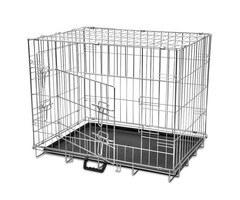 Vidaxl Hundekäfig Metall 95x56x64cm L - 40% Rabatt