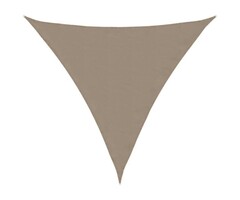 Vidaxl Sonnensegel Dreieck 5x5x5 m in Taupe - 33% Rabatt auf Retourenware