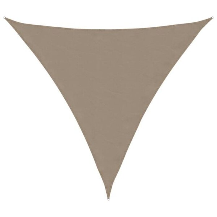 Sonnensegel Dreieck 5x5x5 m in Taupe - 33% Rabatt auf Retourenware