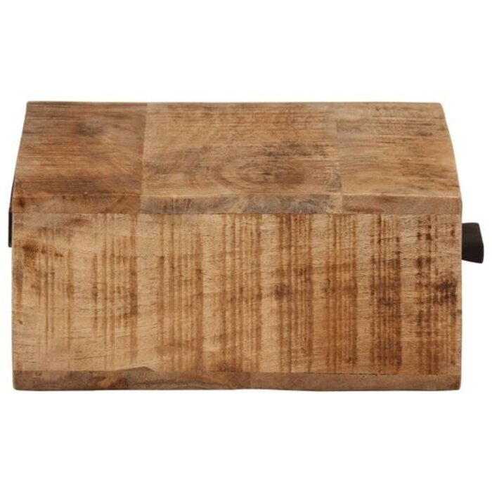 Wand-Nachtschrank aus Mangoholz 40x30 cm - 33% Rabatt