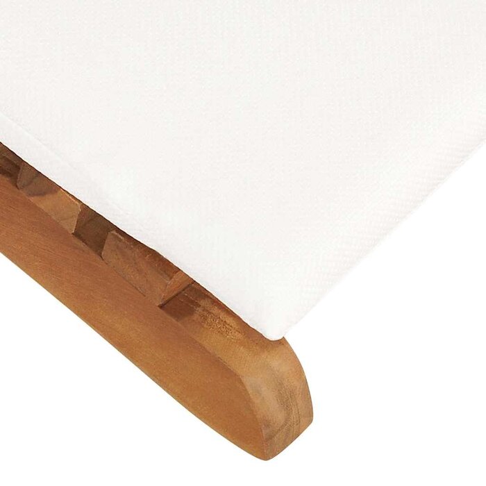 Klappbare Teakholz-Sonnenliege inkl. Kissen - 35% Rabatt
