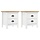 Nachtschrank-Set Hill Kiefer massiv 46x35x49,5 cm - 34% Rabatt