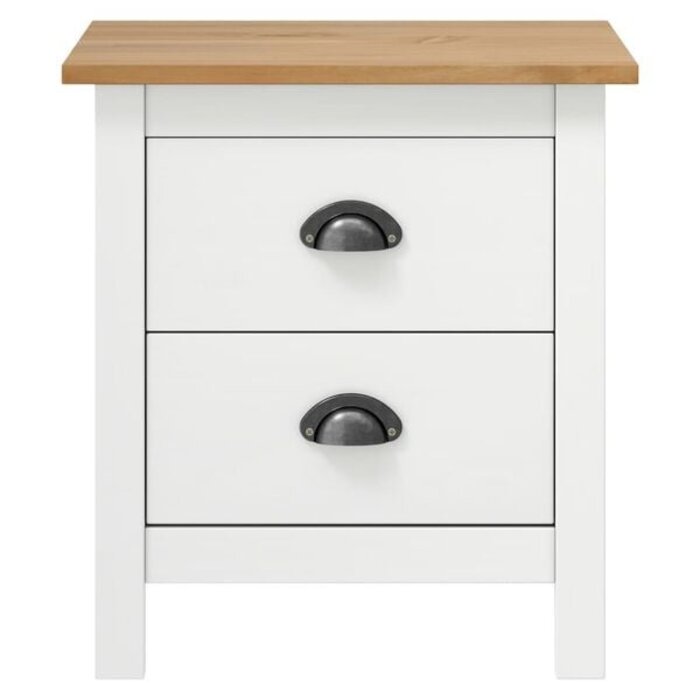 Nachtschrank-Set Hill Kiefer massiv 46x35x49,5 cm - 34% Rabatt