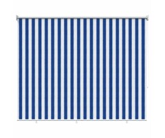 Vidaxl Außenrollo 220 x 230 cm Blau-Weiß gestreift - 39% Rabatt