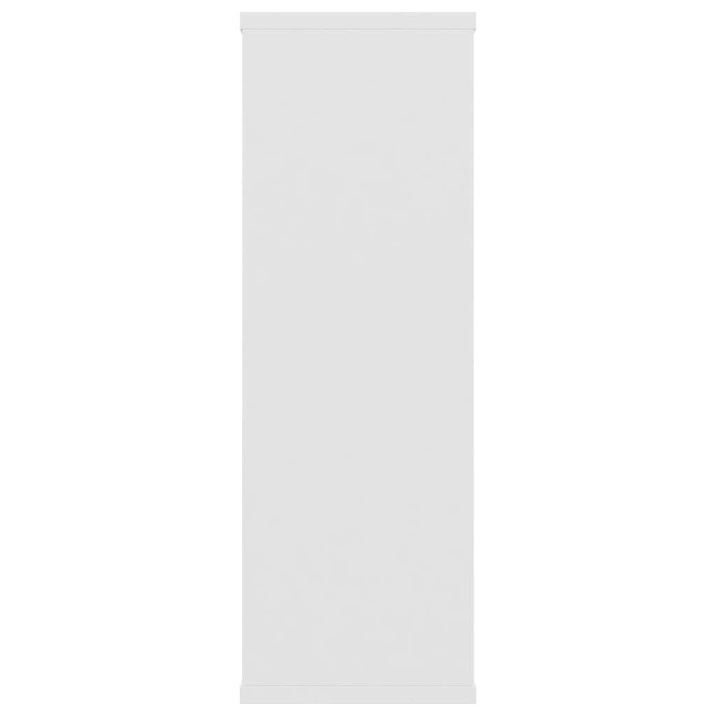 Wandregal mit 3 Fächern, Weiß, 104x20x58,5 cm - 32% Rabatt