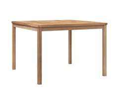 Vidaxl Massiver Teakholz Gartentisch 110x110x77 cm - 41% Rabatt