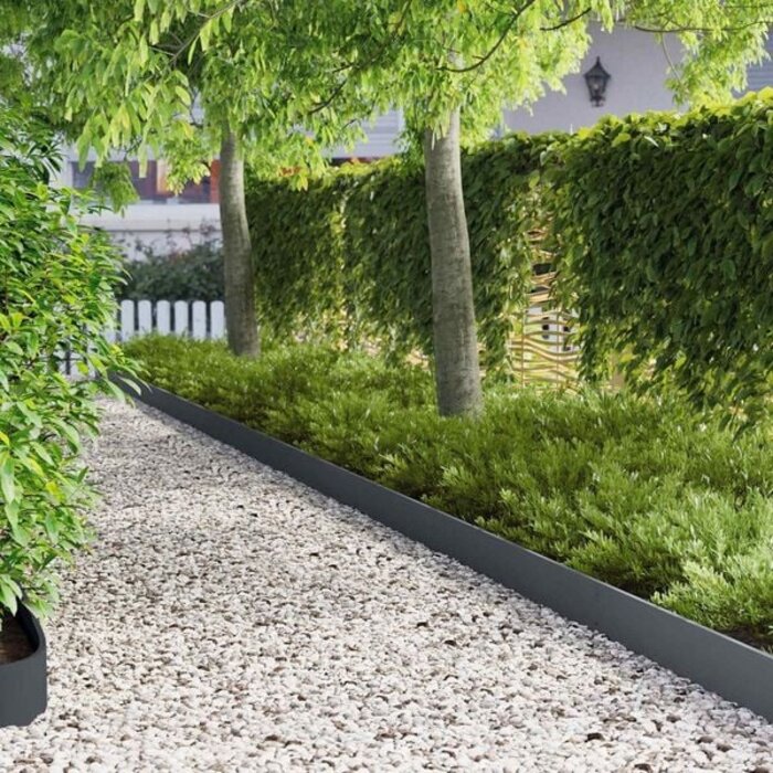 Rasenkanten Stahl Anthrazit 103x15 cm - 20er Set - 34% Rabatt