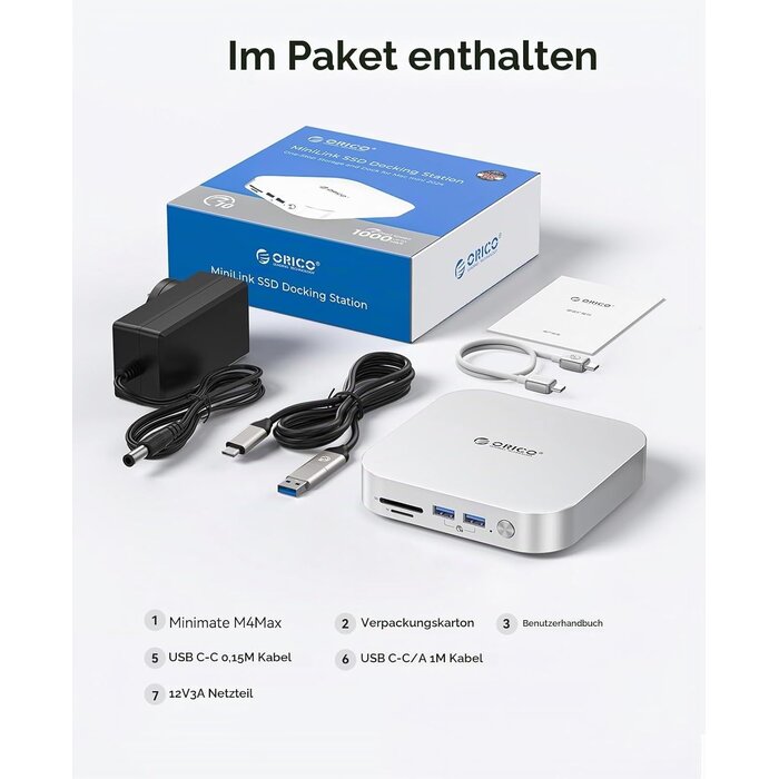 Mac mini M4 Dockingstation & 1 TB SSD - Ausgepackt - 34% Rabatt