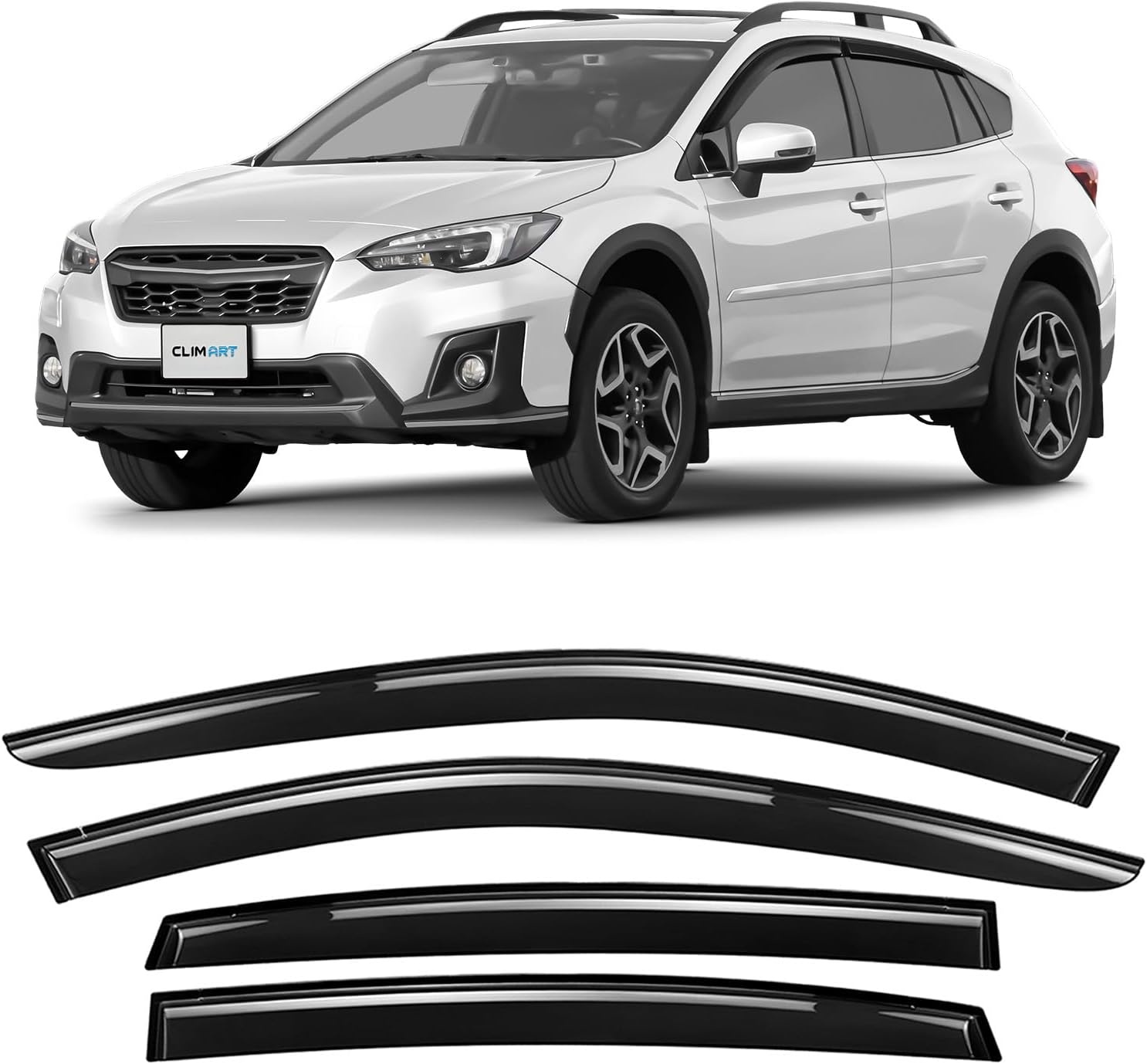 Windabweiser Honda Civic Limousine 2017-2022 - 4er Set - 29% Rabatt