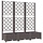 Pflanzkübel mit Rankgitter 120x40x121,5 cm Braun - 34% Rabatt