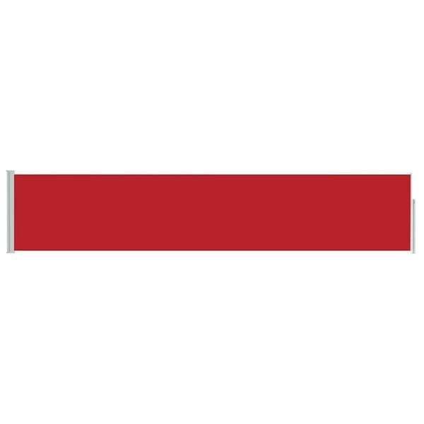 Vidaxl Ausziehbare Seitenmarkise 100 x 514 cm in Rot - 33% Rabatt