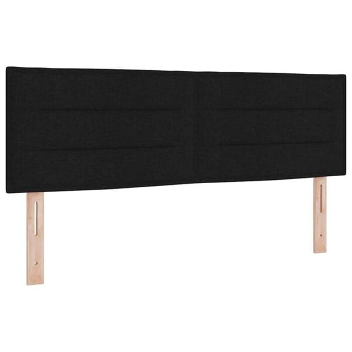 Vidaxl Höhenverstellbares Kopfteil 160 cm Stoff Schwarz - 33% Rabatt