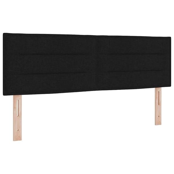 Vidaxl Höhenverstellbares Kopfteil 160 cm Stoff Schwarz - 33% Rabatt