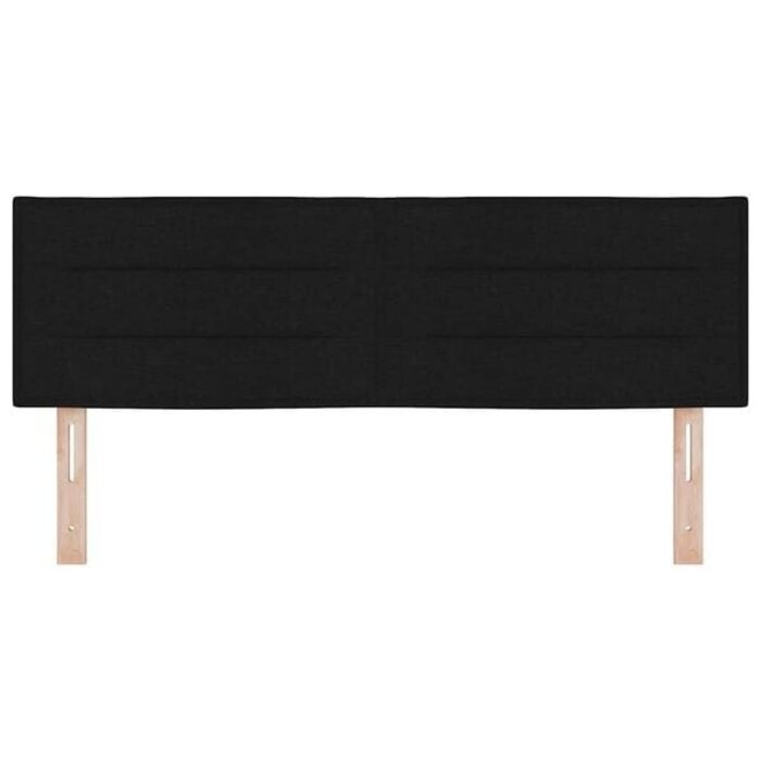 Vidaxl Höhenverstellbares Kopfteil 160 cm Stoff Schwarz - 33% Rabatt