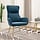Samt-Relaxsessel in Blau - 70x77x98 cm - 34% Rabatt